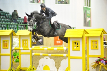 Jake Ward wins the SEIB Winter Novice Qualifier at Hartpury University